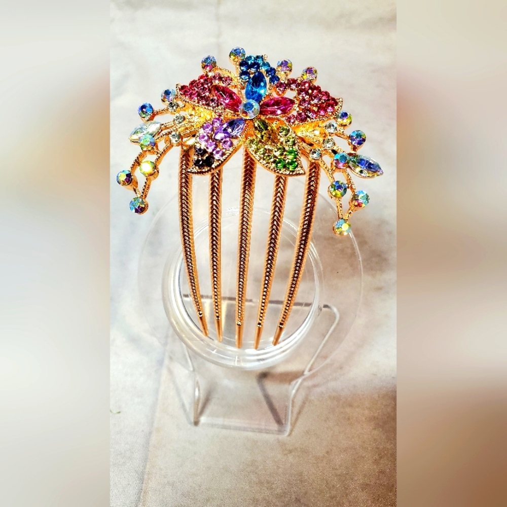 Jeweled Hair Comb NEW